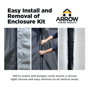 model# 10182 Accessories Arrow Enclosure Kit for 10 ft. x 15 ft. Arrow Carport