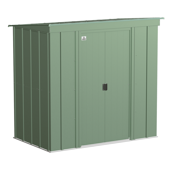 Sheds Express Outdoor Storage Sheds Arrow Classic Steel Storage Shed, 10x4, Sage Green