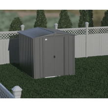 Load image into Gallery viewer, Sheds Express Outdoor Storage Sheds Arrow Classic Steel Storage Shed, 6x7, Charcoal