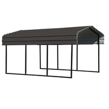 Load image into Gallery viewer, Arrow Carport 10 ft. x 15 ft. x 7 ft. in Eggshell or Charcoal