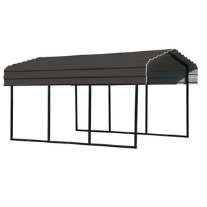 Arrow Carport 10 ft. x 15 ft. x 7 ft. in Eggshell or Charcoal