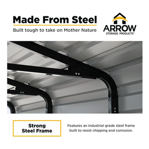 Arrow Carport 10 ft x 20 ft x 7 ft