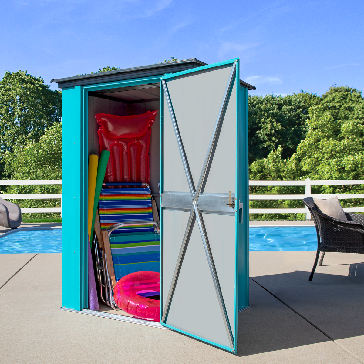 Arrow Spacemaker 4 ft x3 ft Patio Shed– Sheds Express