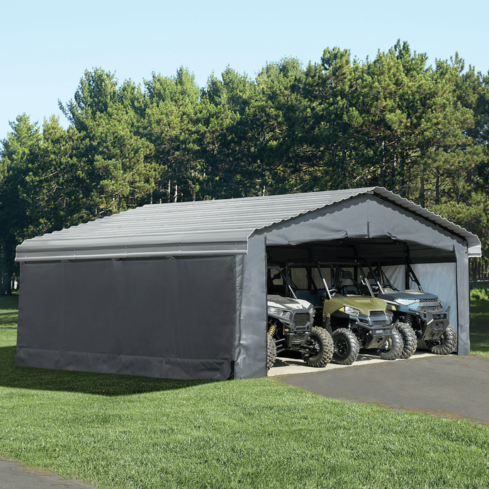 Arrow Carport Enclosure Kit for 20 ft. x 20 ft. (model 10183)