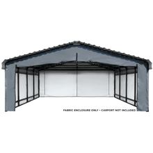 Load image into Gallery viewer, By Arrow (model 10183) Accessories Arrow Carport Enclosure Kit for 20 ft. x 20 ft. (model 10183) *carport not included