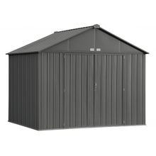 Load image into Gallery viewer, By Arrow (model EZ10872HVCC) Outdoor Storage Sheds EZEE Shed Steel Storage 10 x 8 ft. Galvanized Extra High Gable Charcoal