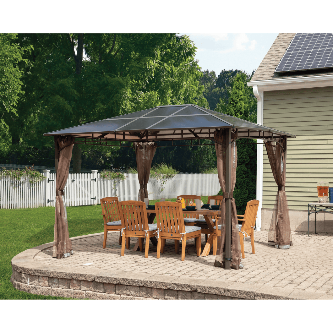 model# 24024 Gazebo Shelter Logic 10 ft. x 12 ft. Sycamore Gazebo