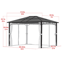 Load image into Gallery viewer, model# 24024 Gazebo Shelter Logic 10 ft. x 12 ft. Sycamore Gazebo