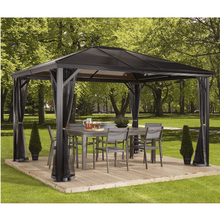 Load image into Gallery viewer, model# 314-9160734 Gazebo Sojag Verona 10 ft. x 14 ft. Gazebo in Dark Grey