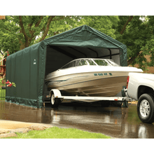 Load image into Gallery viewer, model# 62810 Garage Sheds ShelterTube 12 ft. x 25 ft. x 11 ft. Shelter Logic Garage Shed in Green