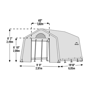 model# 70658 Greenhouses GrowIT 10 ft. x 20 ft. Greenhouse-in-a-Box Peak