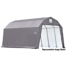 Load image into Gallery viewer, model# 90053 Garage Sheds ShelterCoat 12 ft. x 20 ft. x 11 ft. Custom Barn Shelter Standard PE 9 oz. in Gray