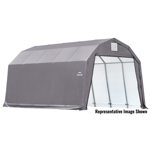 model# 90053 Garage Sheds ShelterCoat 12 ft. x 20 ft. x 11 ft. Custom Barn Shelter Standard PE 9 oz. in Gray