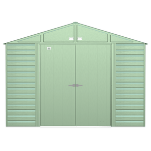 model# SCG108SG Outdoor Storage Sheds Arrow Select 10 ft. x 8 ft. Steel Storage Shed in Sage Green