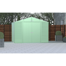 Load image into Gallery viewer, model# SCG108SG Outdoor Storage Sheds Arrow Select 10 ft. x 8 ft. Steel Storage Shed in Sage Green