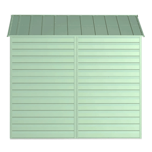 model# SCG108SG Outdoor Storage Sheds Arrow Select 10 ft. x 8 ft. Steel Storage Shed in Sage Green