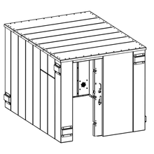 Load image into Gallery viewer, model# SR84X114G Safety Shelters Swisher ESP Safety Shelter- 20 Person Private / 12 Person Business