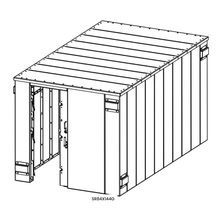 Load image into Gallery viewer, model# SR84X144G Safety Shelters Swisher ESP Safety Shelter- 25 Person Private / 15 Person Business