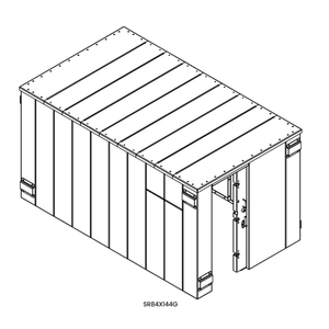 model# SR84X144G Safety Shelters Swisher ESP Safety Shelter- 25 Person Private / 15 Person Business