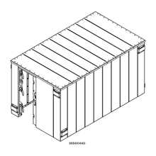 Load image into Gallery viewer, model# SR84X144G Safety Shelters Swisher ESP Safety Shelter- 25 Person Private / 15 Person Business