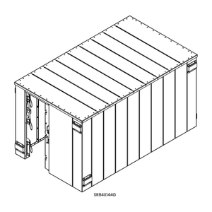 model# SR84X144G Safety Shelters Swisher ESP Safety Shelter- 25 Person Private / 15 Person Business