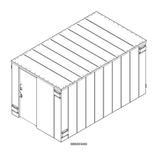 Load image into Gallery viewer, model# SR84X144G Safety Shelters Swisher ESP Safety Shelter- 25 Person Private / 15 Person Business