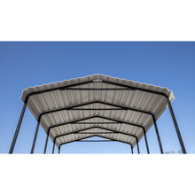 Load image into Gallery viewer, Sheds Express Carports Arrow Carport, 14x20x14, Eggshell