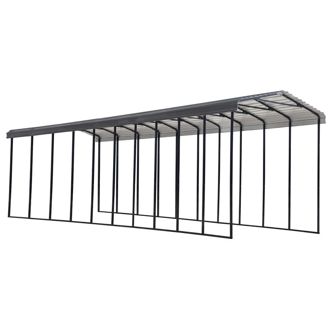 Sheds Express Carports Arrow Carport, 14x47x14, Charcoal