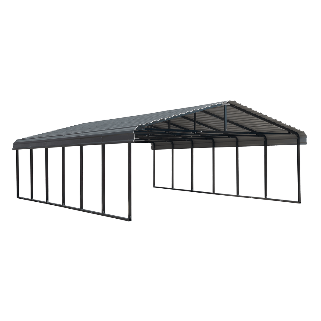 Sheds Express Carports Arrow Carport 20 x 29 - Charcoal