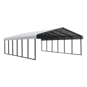 Sheds Express Carports Arrow Carport 20 x 29 - Eggshell