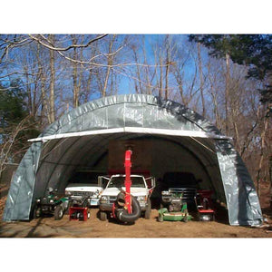 Sheds Express Garage Sheds 30' x 30' x 15' Three Car Garage Round