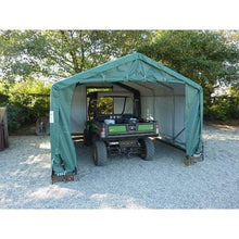 Load image into Gallery viewer, Sheds Express Garage Sheds Green 10&#39; x 15&#39; x 8&#39; Instant Garage House