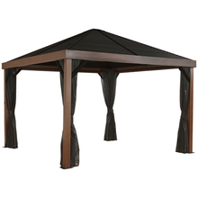 Load image into Gallery viewer, Sheds Express Gazebo Sojag Valencia 12 ft. x 12 ft. Gazebo in Wood Finish Model 500-9166606