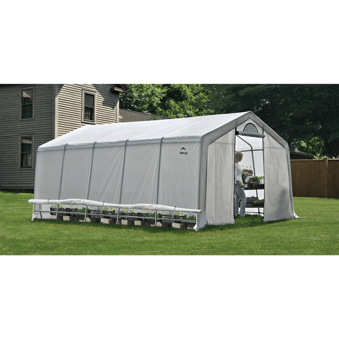 Sheds Express Greenhouses GrowIT 12ft. x 20 ft. Heavy Duty Greenhouse Model 70590