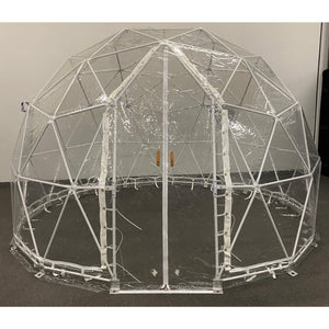 Sheds Express Greenhouses Lumen & Forge Geodesic 13 ft. Greenhouse Dome