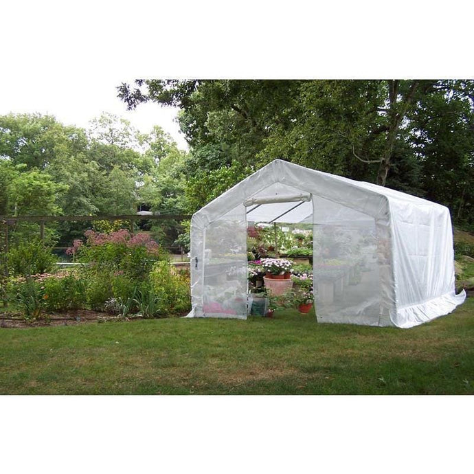 Sheds Express Greenhouses Translucent 22' x 24' x 12' Instant Greenhouse House GH222412H