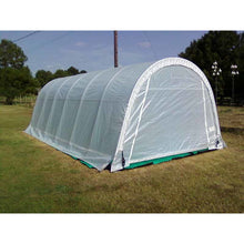 Load image into Gallery viewer, Sheds Express Greenhouses Translucent Rhino Shelters 12&#39; x 20&#39; x 8&#39; Instant Greenhouse GH122008R Round