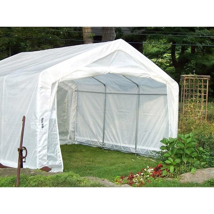 Sheds Express Greenhouses Translucent Rhino Shelters 12' x 24' x 8' Instant Greenhouse House GH122408H