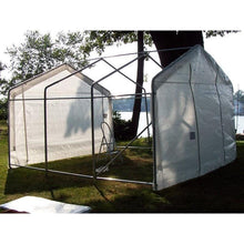 Load image into Gallery viewer, Sheds Express Greenhouses Translucent Rhino Shelters 12&#39; x 24&#39; x 8&#39; Instant Greenhouse House GH122408H