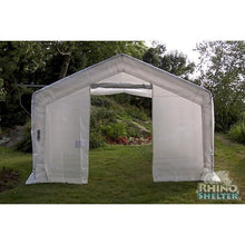 Load image into Gallery viewer, Sheds Express Greenhouses Translucent Rhino Shelters 12&#39; x 24&#39; x 8&#39; Instant Greenhouse House GH122408H