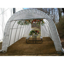 Load image into Gallery viewer, Sheds Express Greenhouses Translucent Rhino Shelters 12&#39; x 24&#39; x 8&#39; Round Instant Greenhouse GH122408R