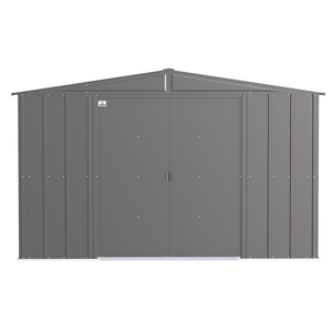 Sheds Express Outdoor Storage Sheds Arrow Classic Steel Storage Shed, 10x14, Charcoal