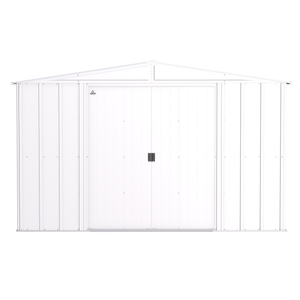 Sheds Express Outdoor Storage Sheds Arrow Classic Steel Storage Shed, 10x14, Flute Grey