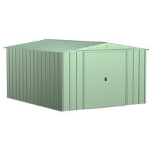 Load image into Gallery viewer, Sheds Express Outdoor Storage Sheds Arrow Classic Steel Storage Shed, 10x14, Sage Green