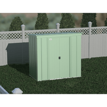 Load image into Gallery viewer, Sheds Express Outdoor Storage Sheds Arrow Classic Steel Storage Shed, 10x4, Sage Green