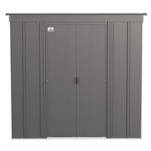 Load image into Gallery viewer, Sheds Express Outdoor Storage Sheds Arrow Classic Steel Storage Shed, 6x4, Charcoal