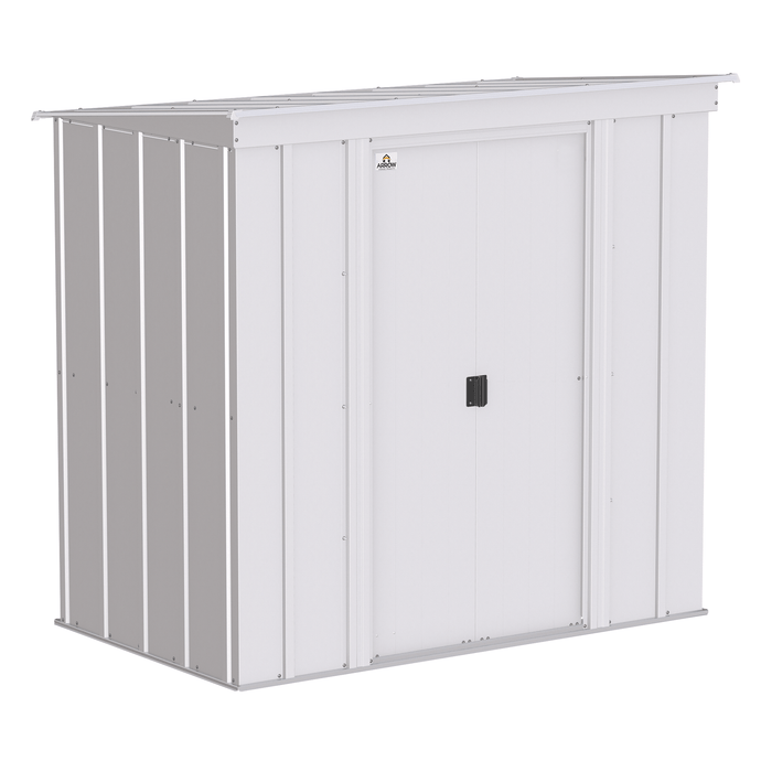 Sheds Express Outdoor Storage Sheds Arrow Classic Steel Storage Shed, 6x4, Flute Grey
