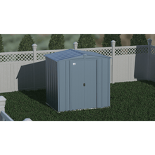 Load image into Gallery viewer, Sheds Express Outdoor Storage Sheds Arrow Classic Steel Storage Shed, 6x5, Blue Grey
