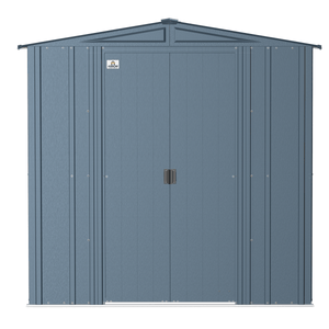 Sheds Express Outdoor Storage Sheds Arrow Classic Steel Storage Shed, 6x5, Blue Grey