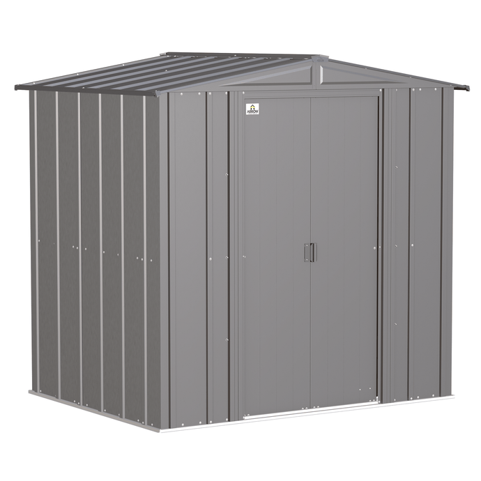 Sheds Express Outdoor Storage Sheds Arrow Classic Steel Storage Shed, 6x5, Charcoal